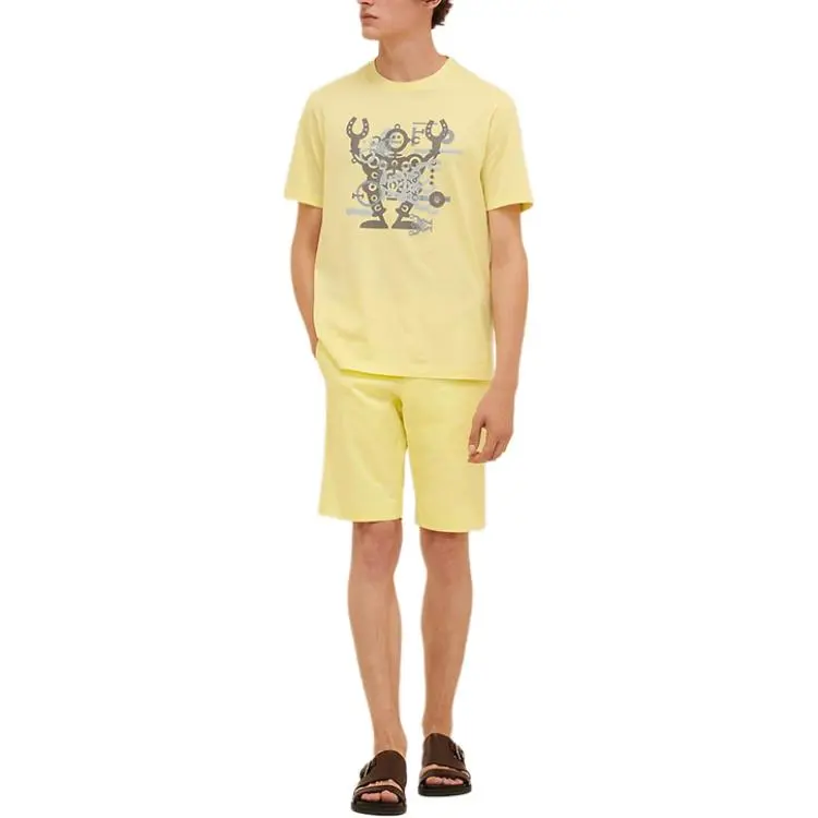 HERMES SS21 T Shirt Unisex Lemon Water-2