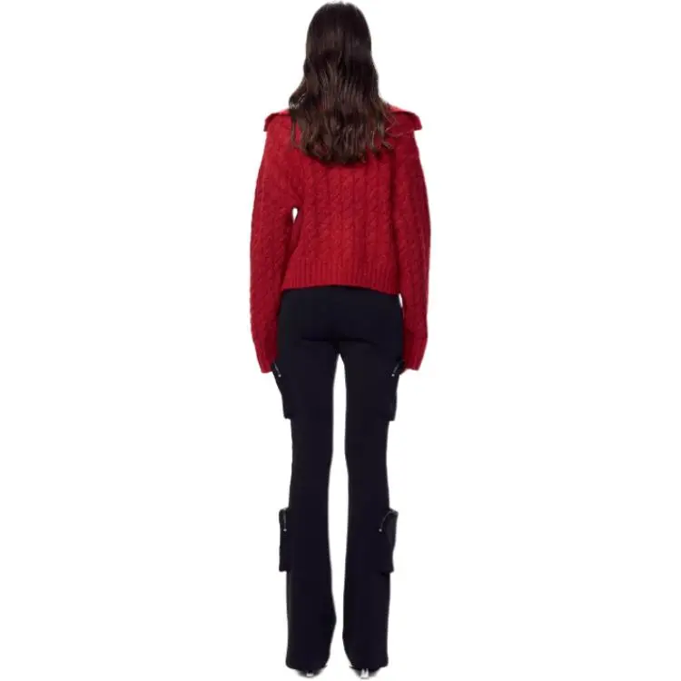JAC FLEURANT Sweater Women's Red-5
