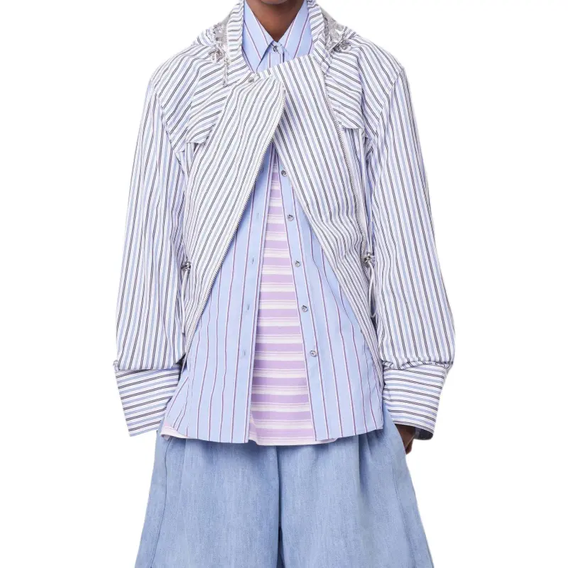 Paco Rabanne Striped Hooded Jacket-3