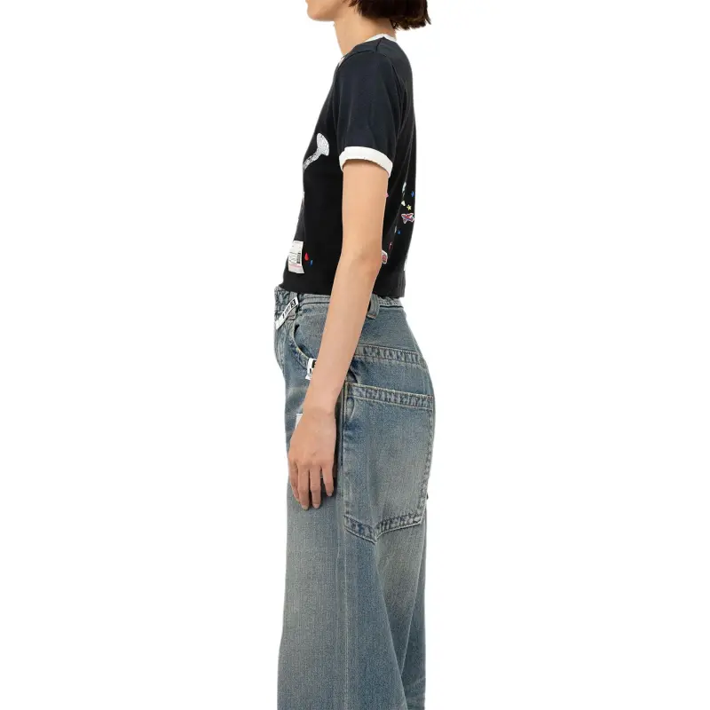 Maison Mihara Yasuhiro Smiley face Print T shirt-5