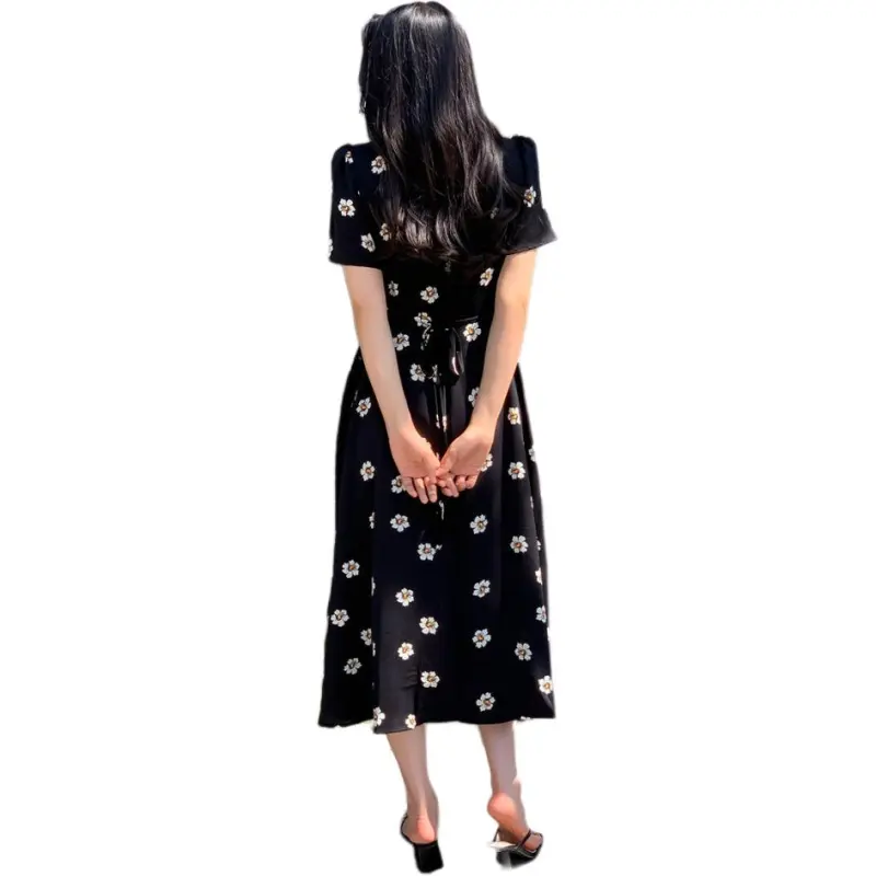 KAISER Short Sleeved Dresses Women's Black-5