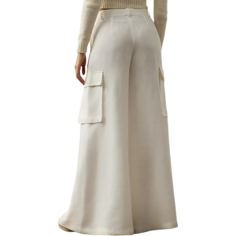 Ralph Lauren Collection Cargo Pants Women's Cream-3
