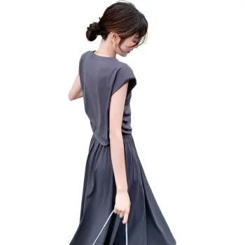 TEME Two Piece Skirt Sets Women's Gray