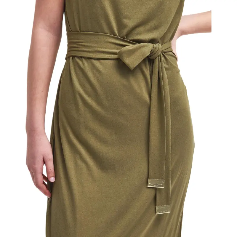 BARBOUR FW24 Sleeveless Dress Women's Khaki-6