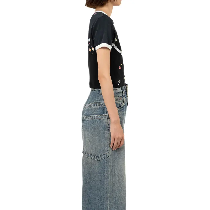 Maison Mihara Yasuhiro Smiley face Print T shirt-4