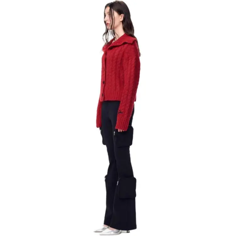 JAC FLEURANT Sweater Women's Red-4