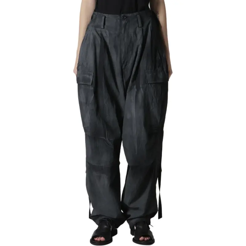 Yohji Yamamoto U Cargo Pants 'Grey'-7
