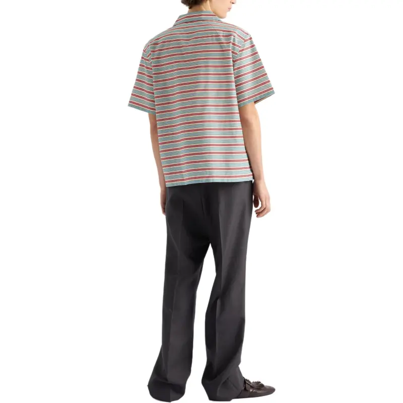 PRADA Striped Bowling Shirt-2