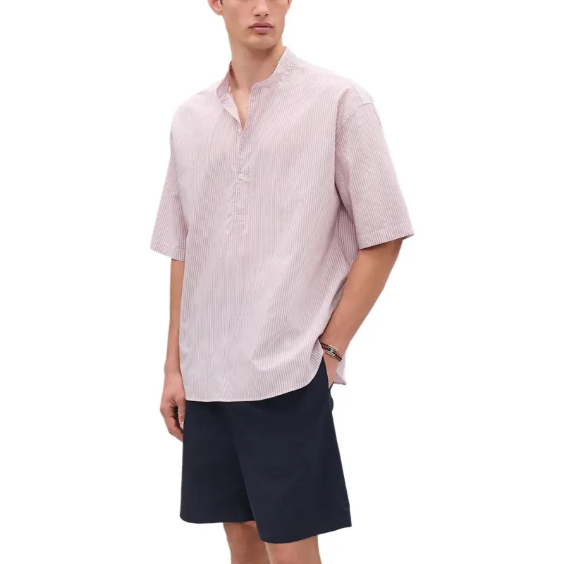 HERMES SS25 Shirt Men's Cotton Candy-2