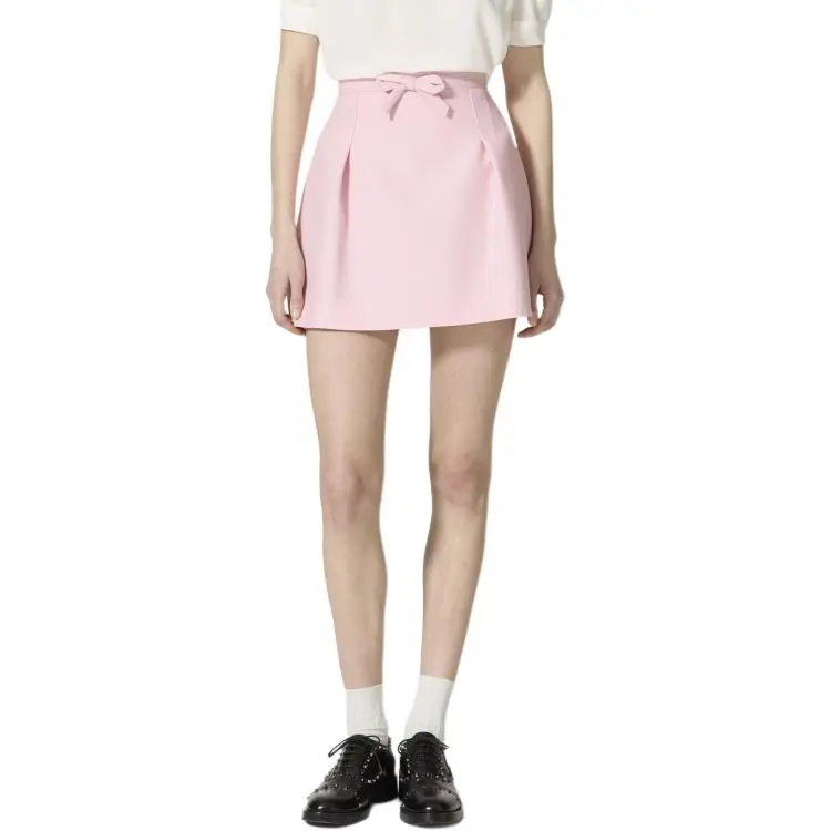 Valentino FW24 Casual Short Skirts Women's Candy Pink-1