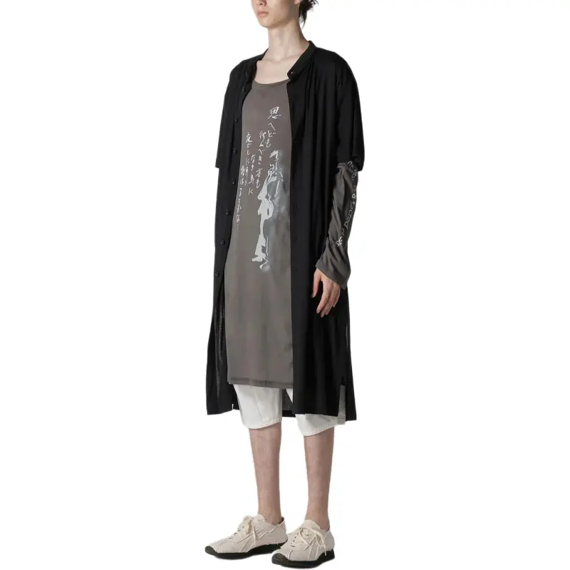 Yohji Yamamoto Printed Vest-4