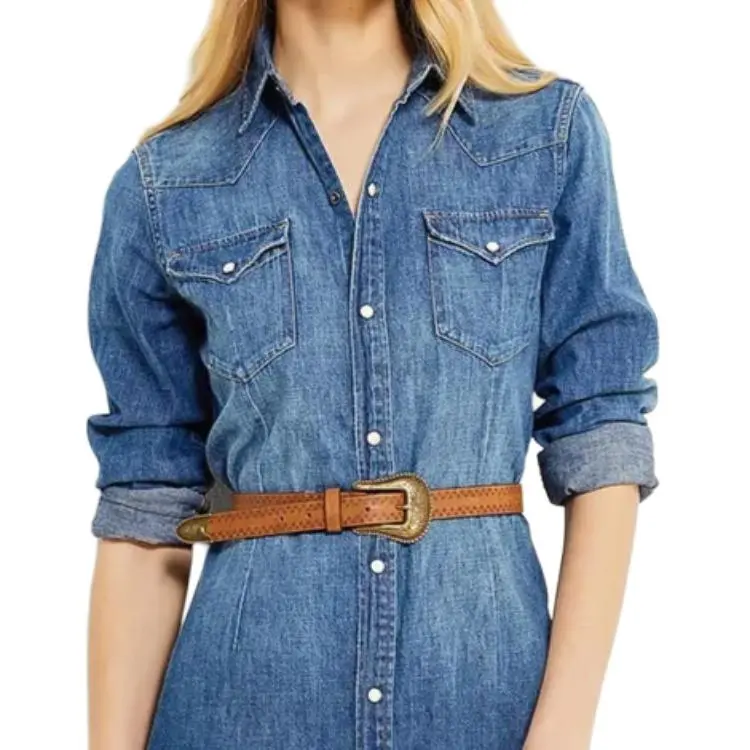 Polo Ralph Lauren Long Sleeved Dress Women's Blue-4