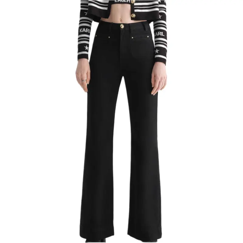 KARL LAGERFELD SS23 Jeans Women's Black-2