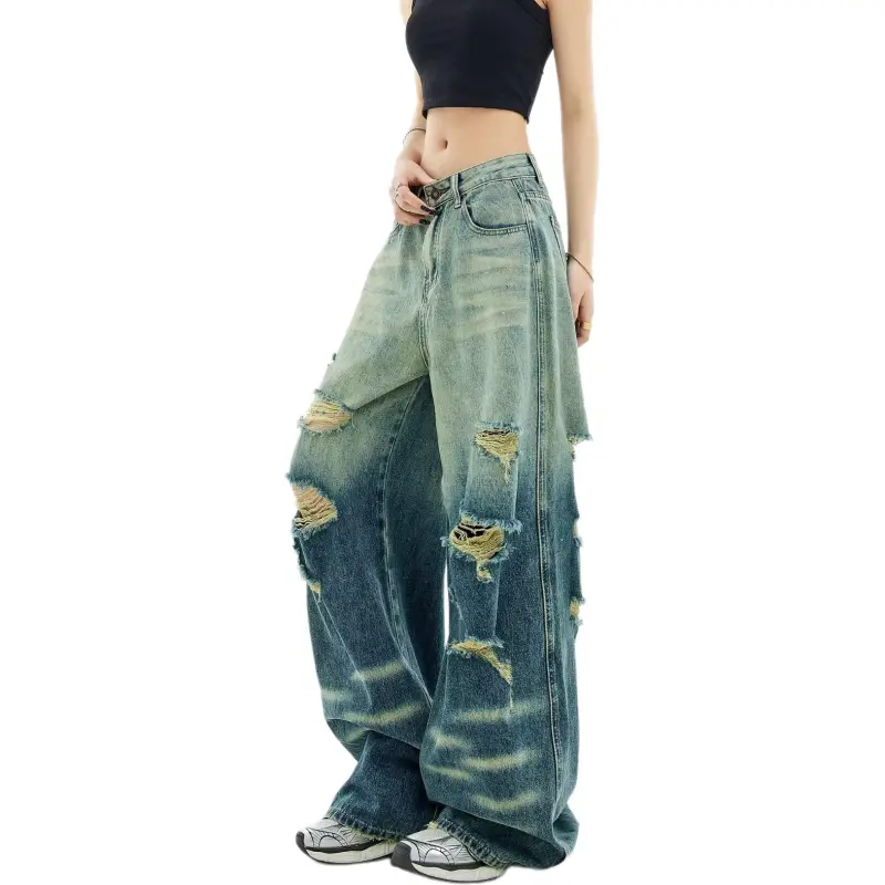 Ordifen Jeans Women's Vintage Blue-4