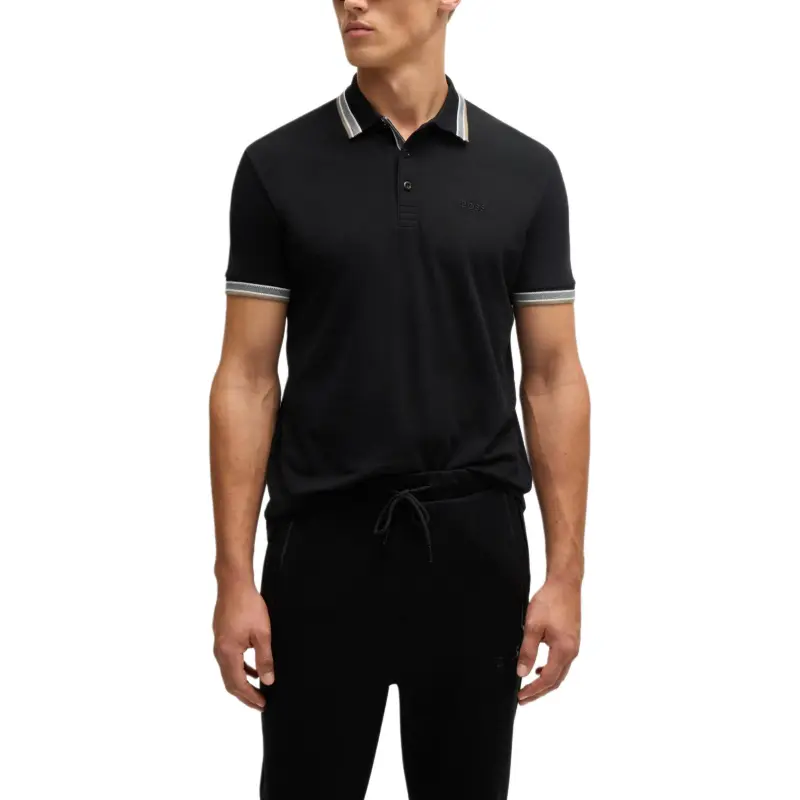 HUGO BOSS FW24 Polo Shirt Men's Black-2