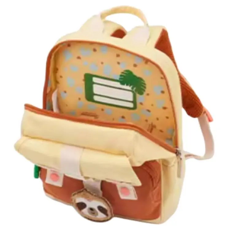 SAMSONITE Fabric Backpack Mini Kids' Brown Yellow-3
