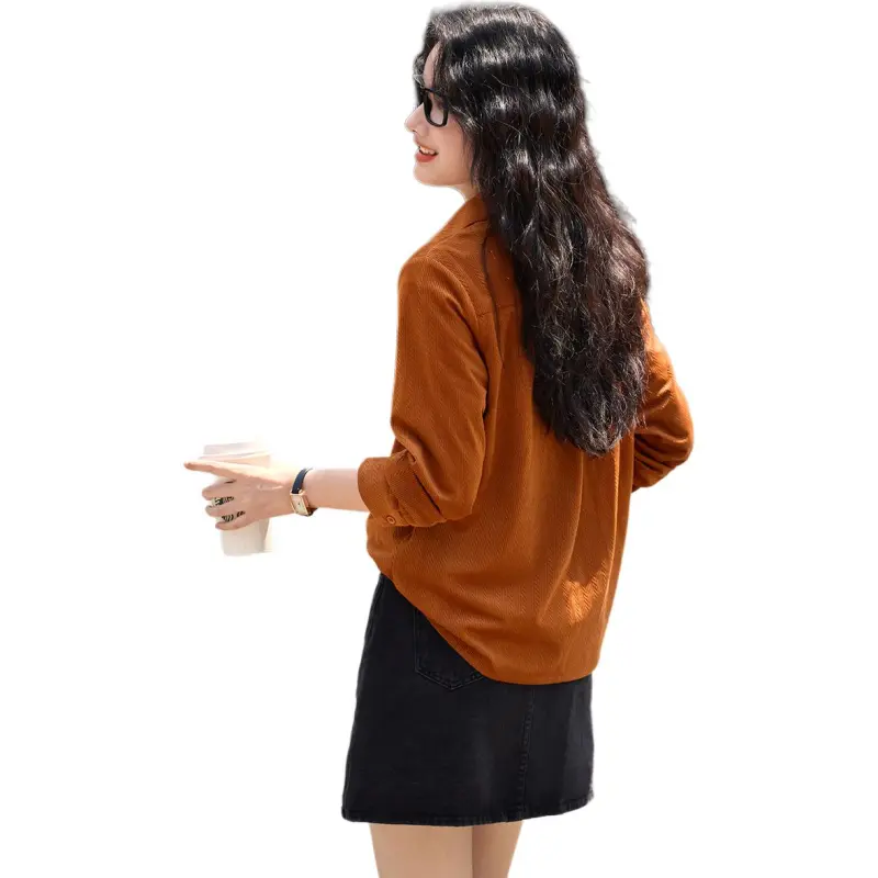 Mo Han Yi Mei Shirt Women's Caramel-3