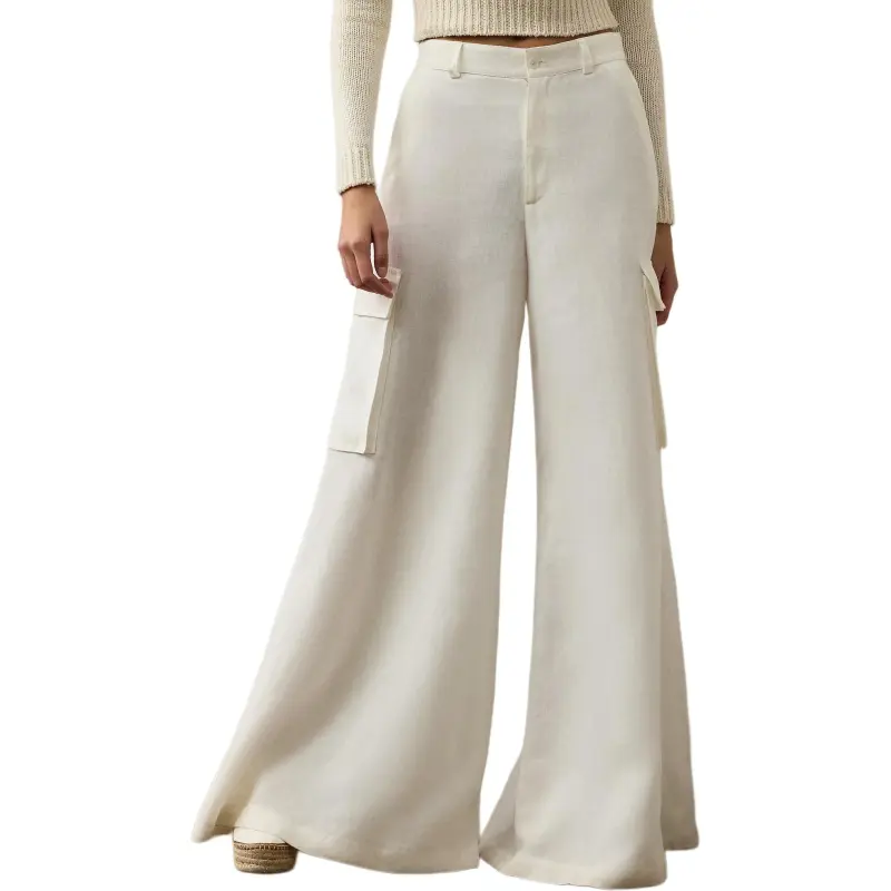 Ralph Lauren Collection Cargo Pants Women's Cream-2