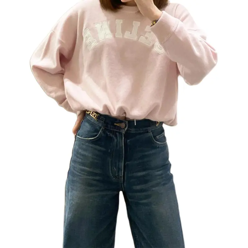 CELINE Cashmere Sweaters Women's Pink-3