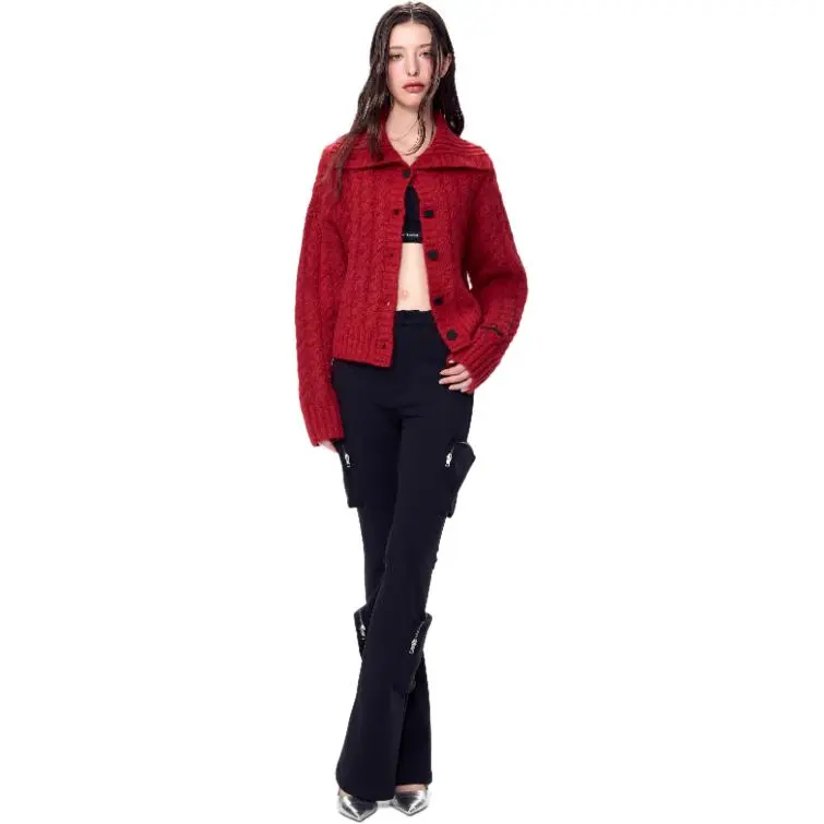 JAC FLEURANT Sweater Women's Red-3