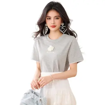 La Chapelle Regular T Shirt Women's Light Gray