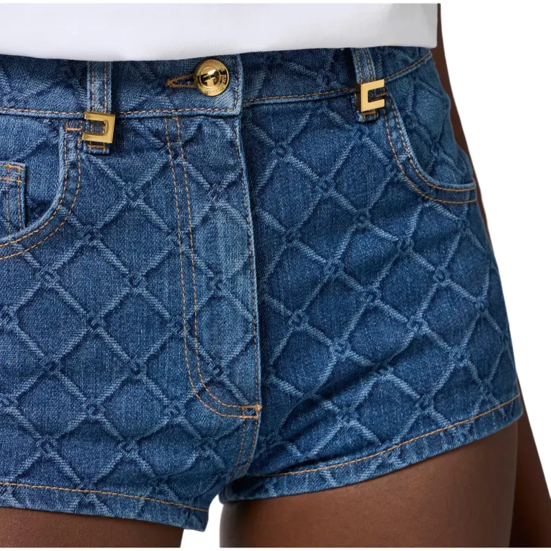 Elisabetta Franchi Logo plaque Shorts-3