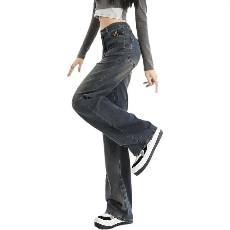 Weixi Jeans Women's Cement Blue-4