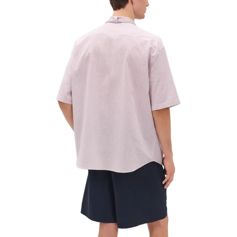 HERMES SS25 Shirt Men's Cotton Candy-1