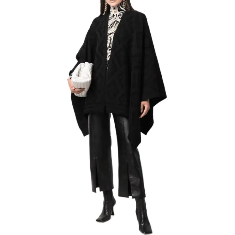 FENDI Cloaks Women's Black-1