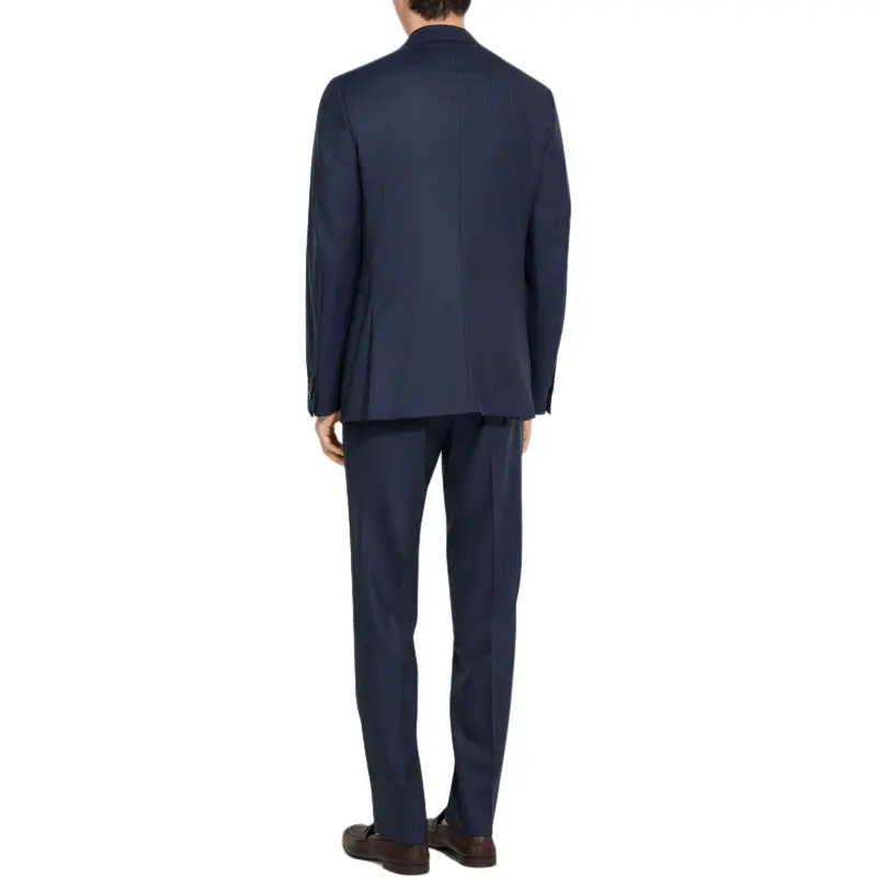Zegna Business Suits Men's Midnight Blue-2