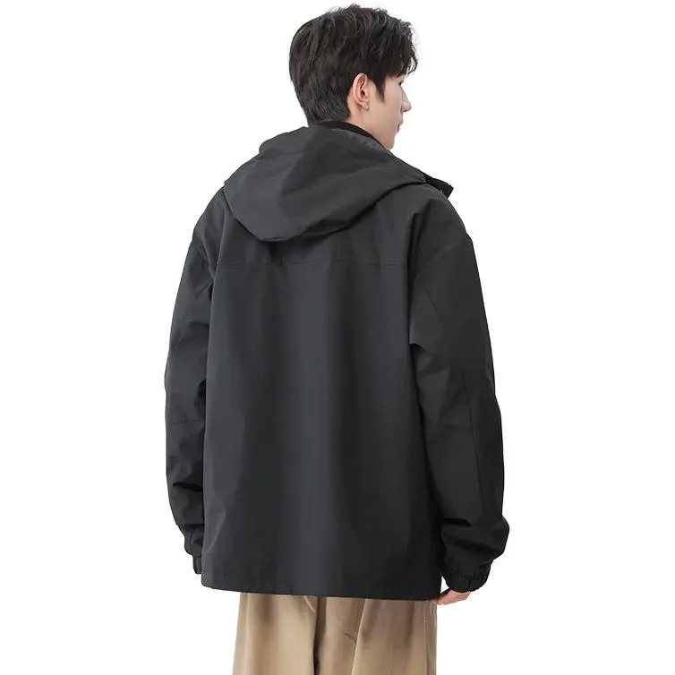 Yalu Water Resistant Windproof Breathable Wear Resistant Water Repellent Windbreaker Jacket Unisex-4