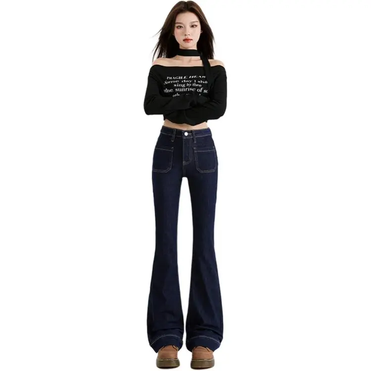 Kazakhstan Jeans Women's Denim Blue-2