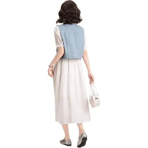 FAWENXIANGZI Two Piece Skirt Sets Women's