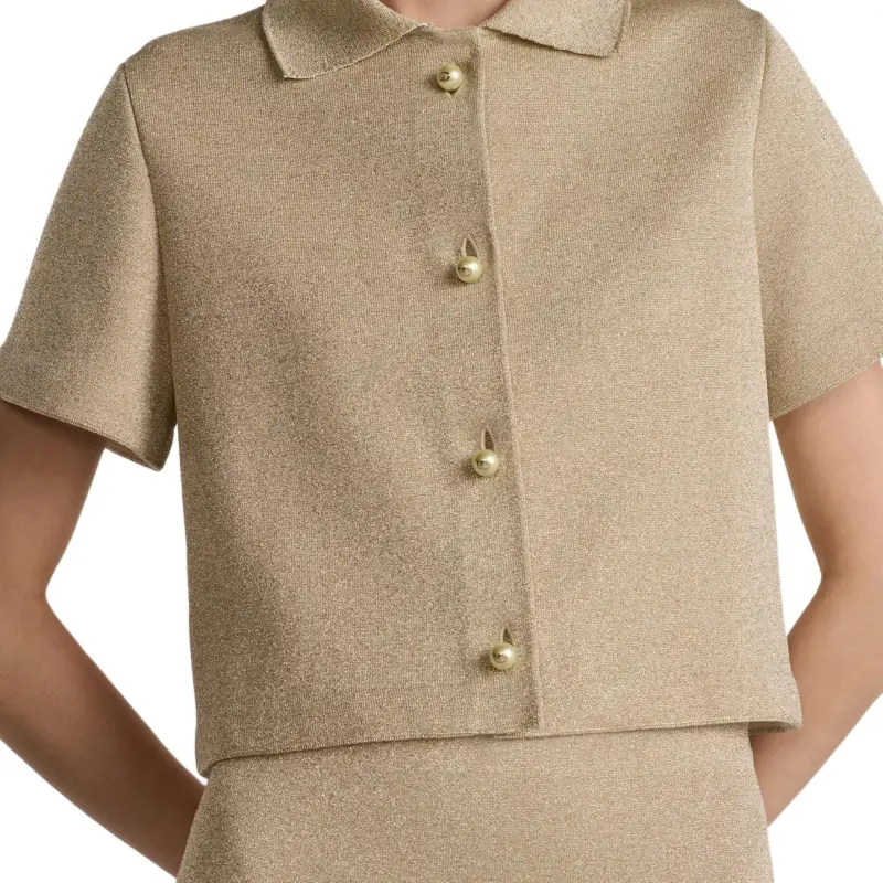 DIOR Shirts Women's Gold-4