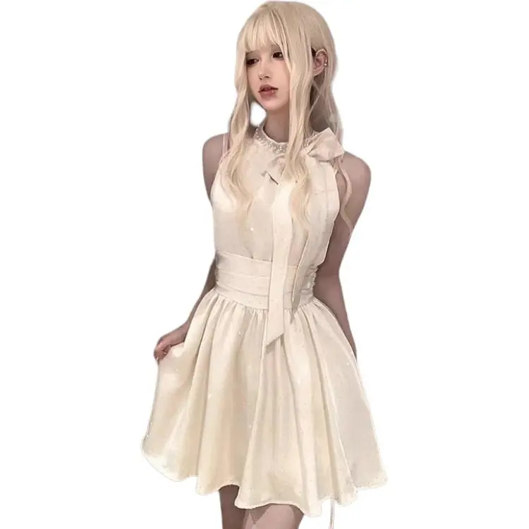 XIANSINIAO Sleeveless Dress Women's-3