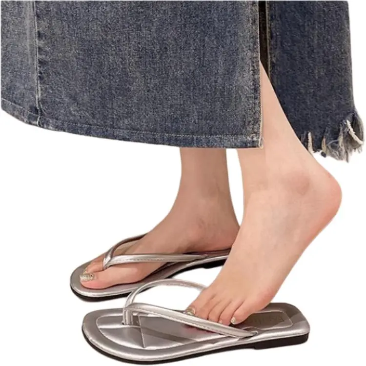 ALPLUME Slippers Silver Ecru Black-4