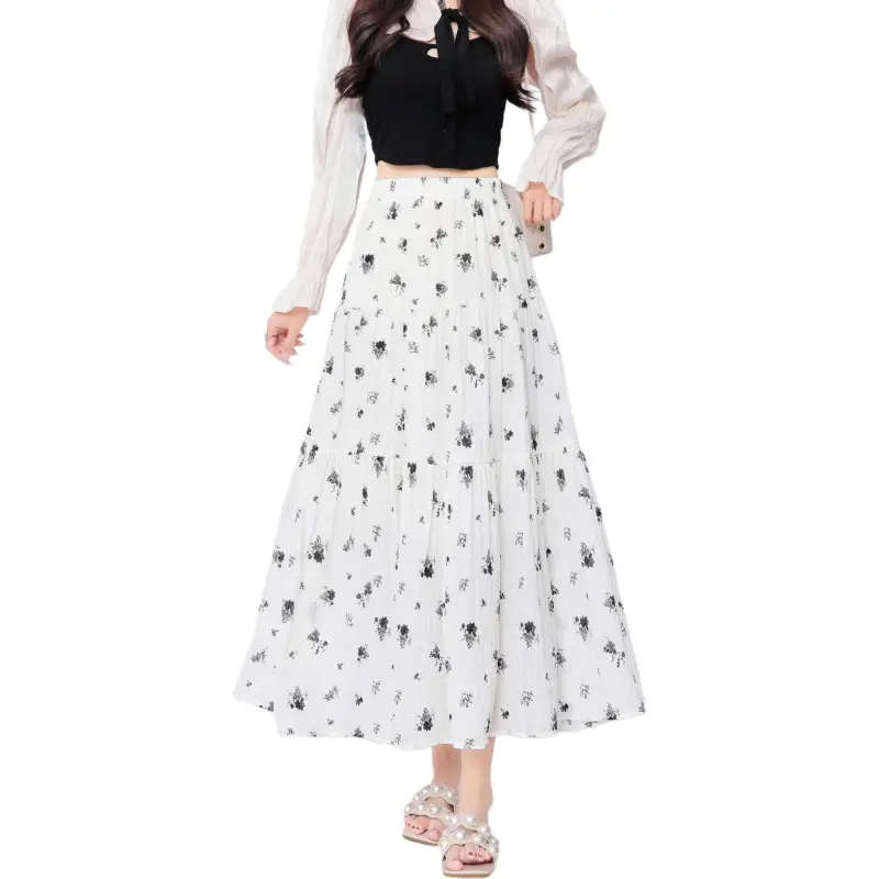 Mu Xiao Xin Casual Long Skirt Women's-3