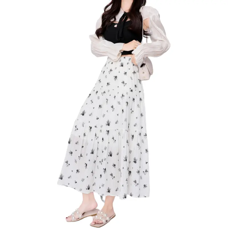 Mu Xiao Xin Casual Long Skirt Women's-4