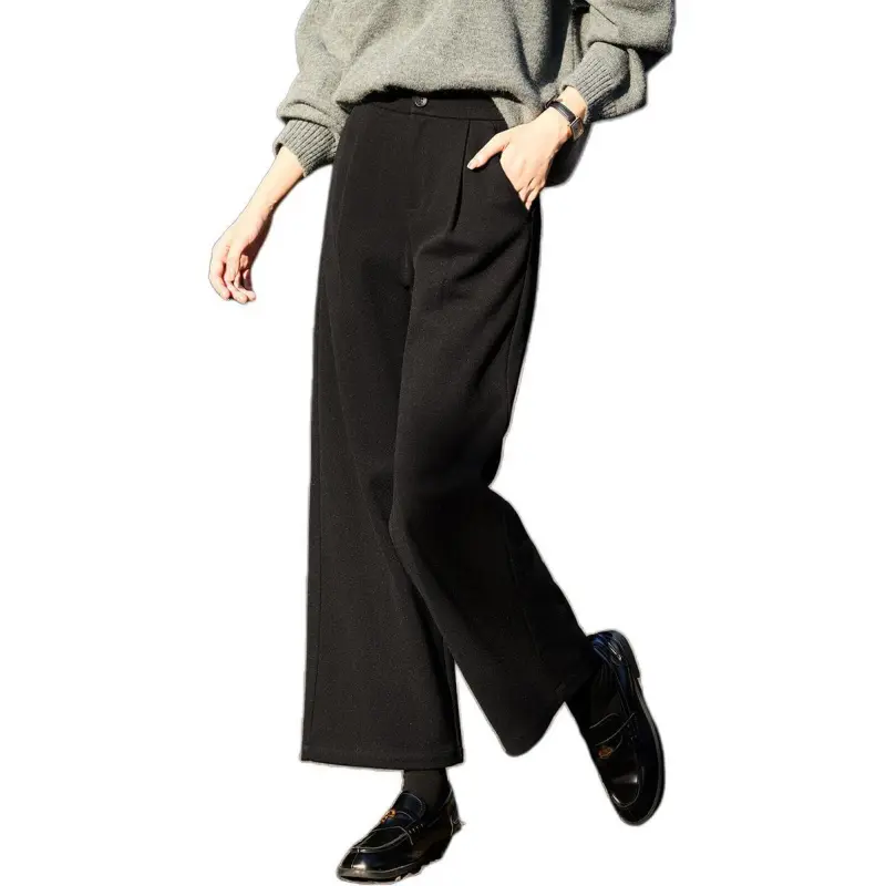 Mo Han Yi Mei Casual Pants Women's Black-2