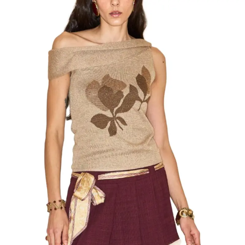 PALAVAS Tank Tops Women's Gold Brown-2