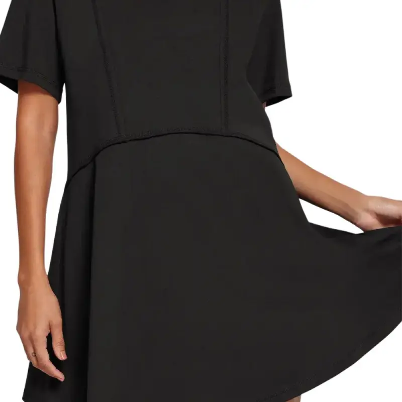 UGG Norina Dress Short-Sleeved Dresses Women's Black-3