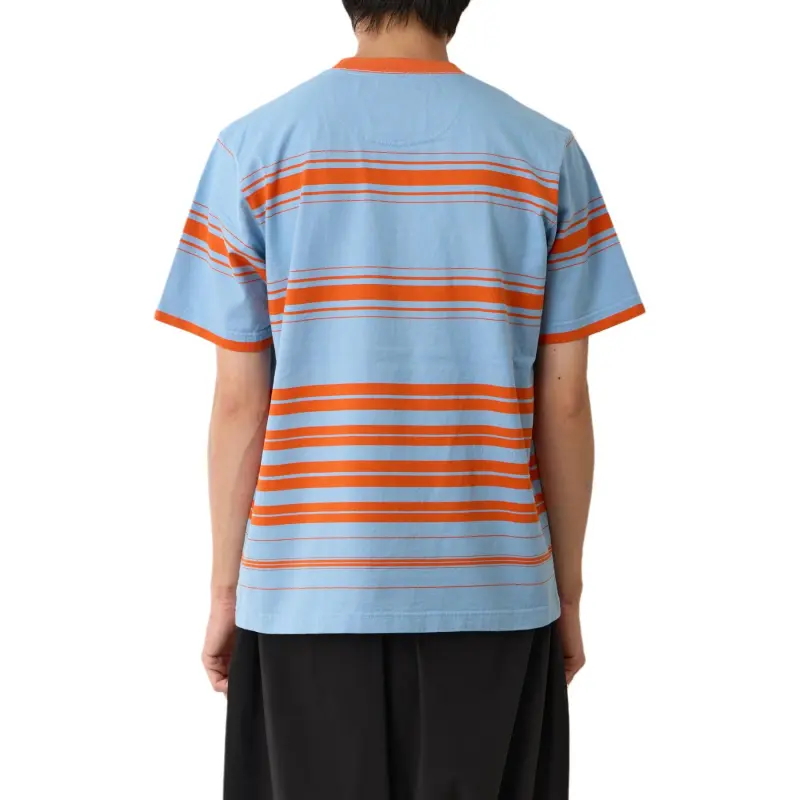 White Mountaineering T Shirt Men's Orange/Blue-2