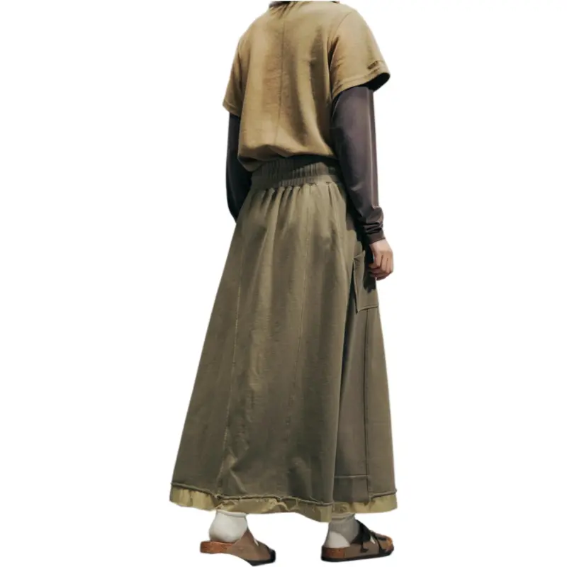 DAIKON Lab Knit Long Skirt Unisex-2