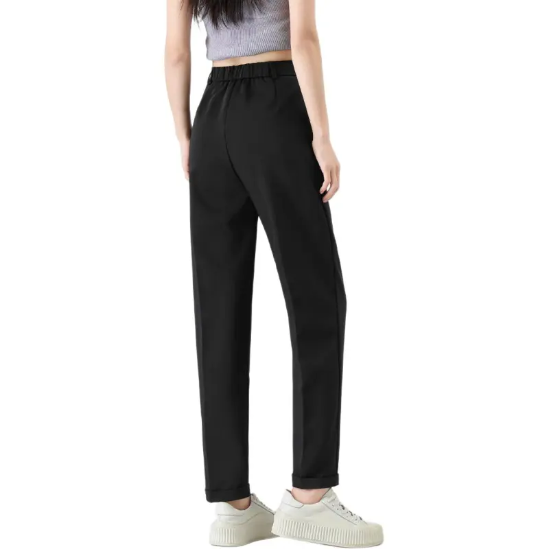Ya Sheep People Casual Pants Women's Black-1