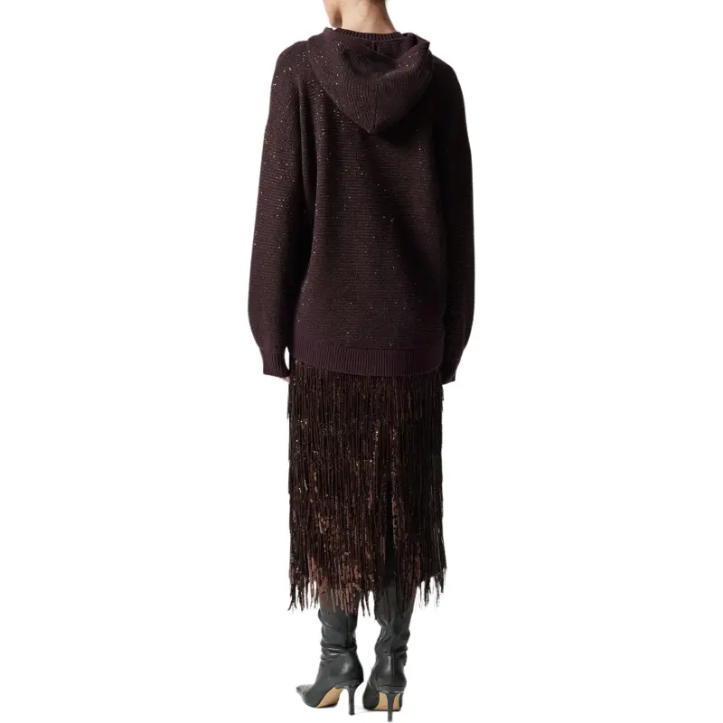 Other Stories Sweatshirt Women's Burgundy-3