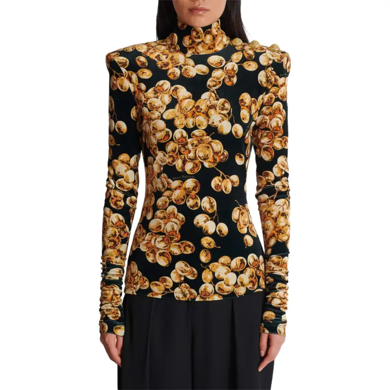 BALMAIN T-Shirts Women's Yellow-4