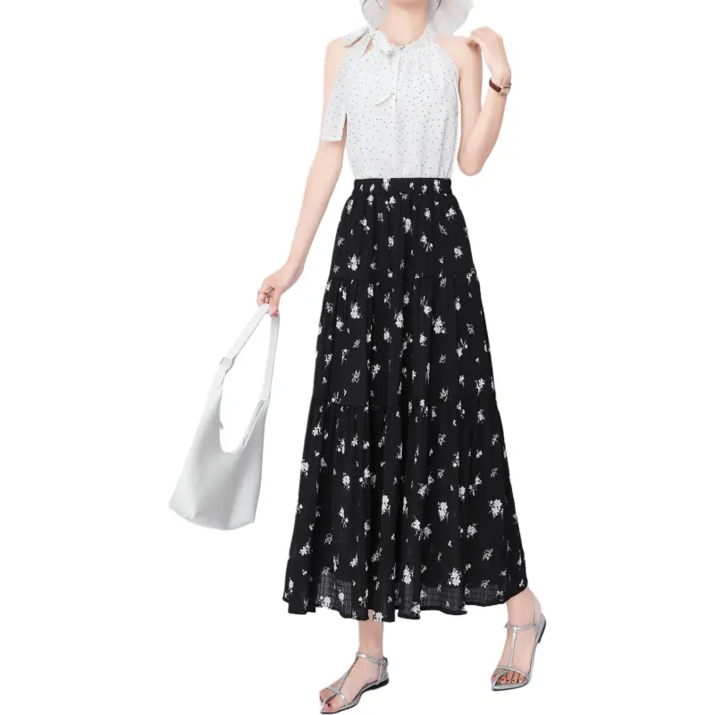 Mu Xiao Xin Casual Long Skirt Women's-9