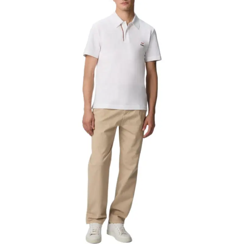 MISSONI Zigzag Embroidery And Contrasting Detail Piqué Polo Shirt-1