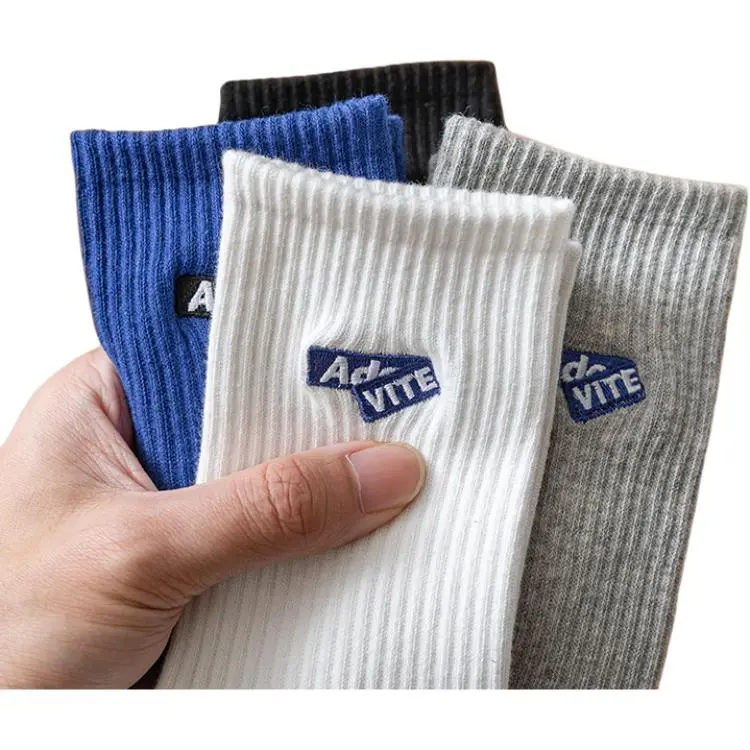 Temooues Mid Calf Socks Unisex 4 Pack-1