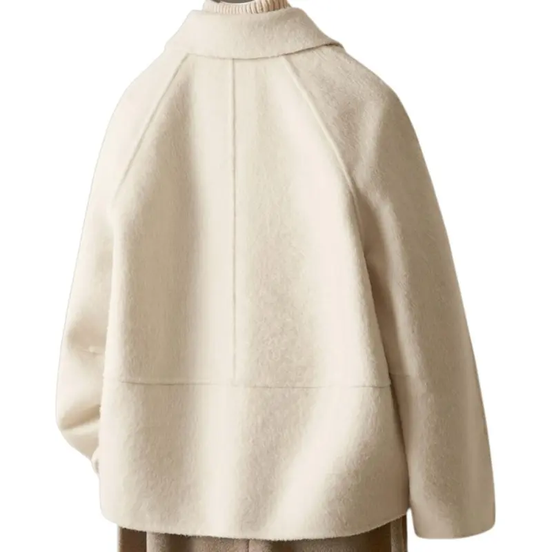 IHIMI Coats Women's Ecru-2